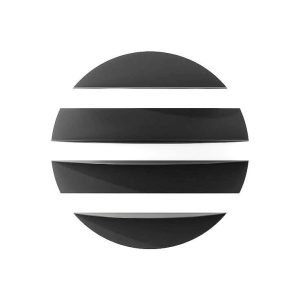 شلف دیواری دایره ای چهارتیکه دکوراتیو